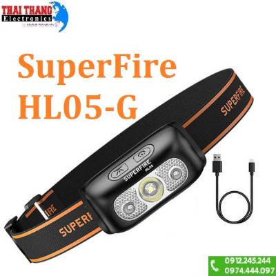 Đèn Pin Đeo Đầu Nhỏ Gọn SuperFire HL05-G