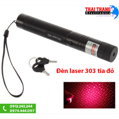Đèn Laser 303 tia đỏ Red laser