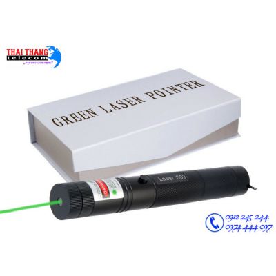 Đèn  pin laser công trình 303 tia xanh lá