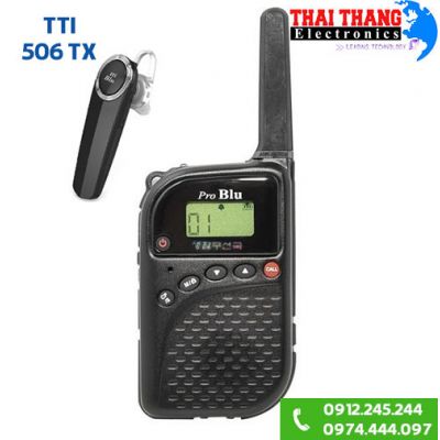 Bộ đàm cầm tay TTI PRM-507 kèm tai nghe Bluetooth