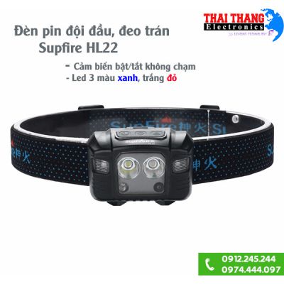 Đèn pin đội đầu siêu sáng Supfire HL22
