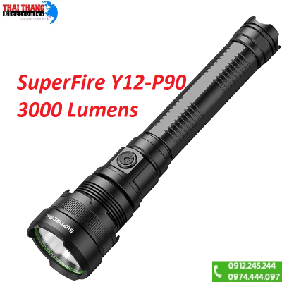Đèn pin Superfire Y12-P90 36W 3000 Lumens