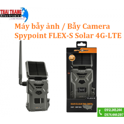  Máy bẫy ảnh / Bẫy Camera Spypoint FLEX-S Solar 4G-LTE