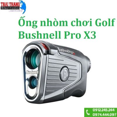 Ống Nhòm Đo Khoảng Cách Chơi Golf Bushnell Gofl Pro X3