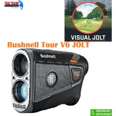 Ống nhòm đo khoảng cách chơi Golf Bushnell Tour V6 JOLT