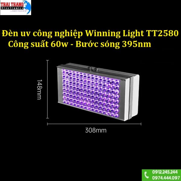 Đèn uv công nghiệp Winning Light TT2580 công suất lớn 60w - 395nm