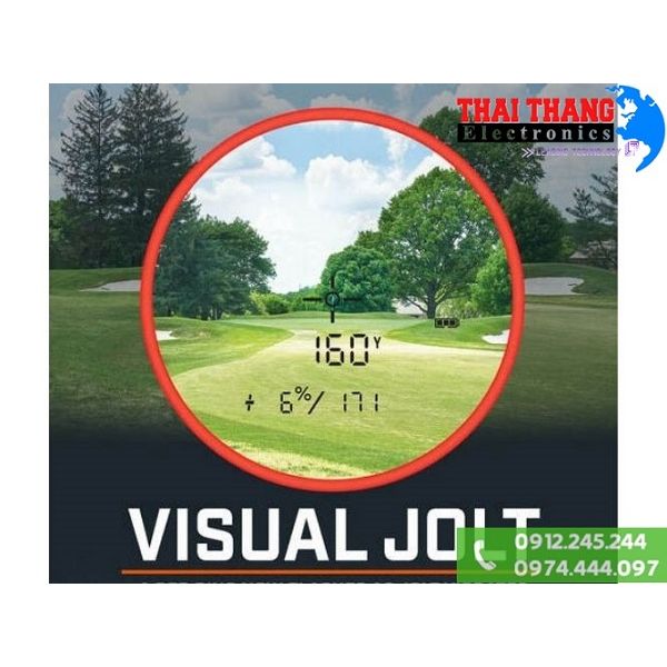 Ống nhòm đo khoảng cách chơi Golf Bushnell Tour V6 JOLT