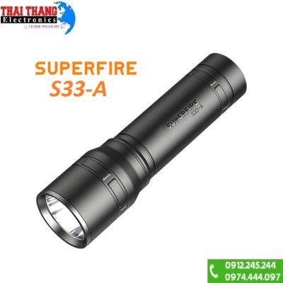 Đèn pin siêu sáng giá rẻ SUPERFIRE S33-A