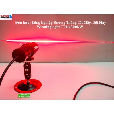 Đèn Laser công nghiệp đường thẳng cắt giấy, dệt may 300NW WinningLight TT46 